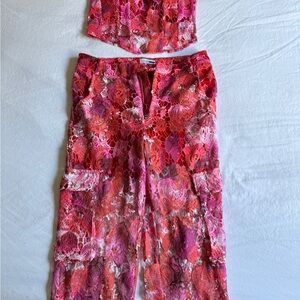Floral Lace Women's Pants